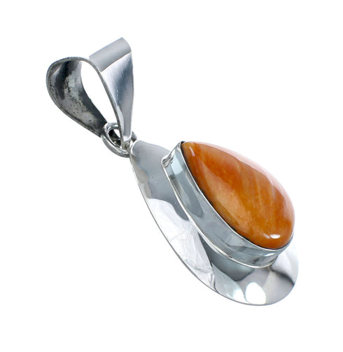 Navajo Oyster Shell Tear Drop Pendant JX129905
